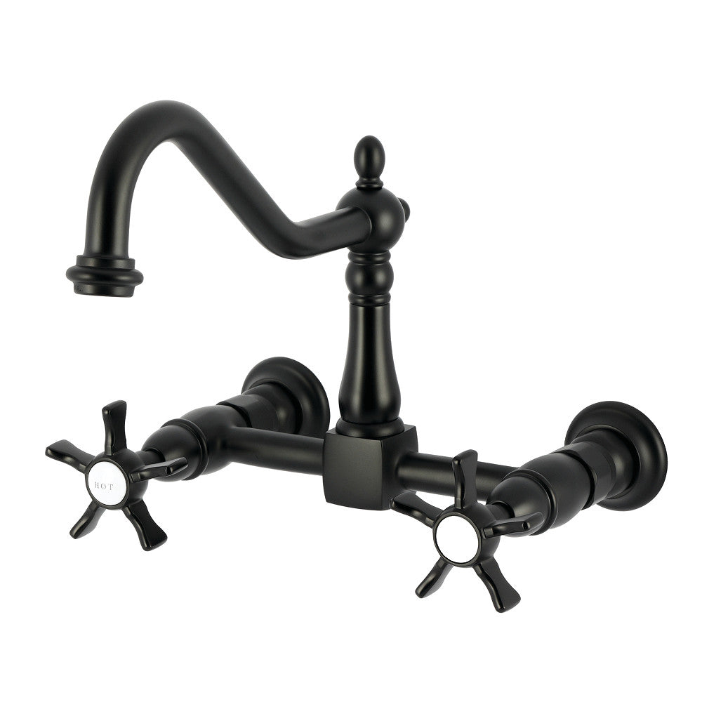 Hamilton Wall Mount Kitchen Faucet in Matte Black