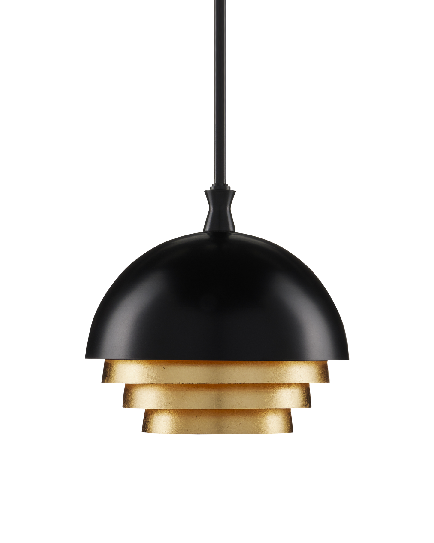Salviati Medium Black & Gold Pendant