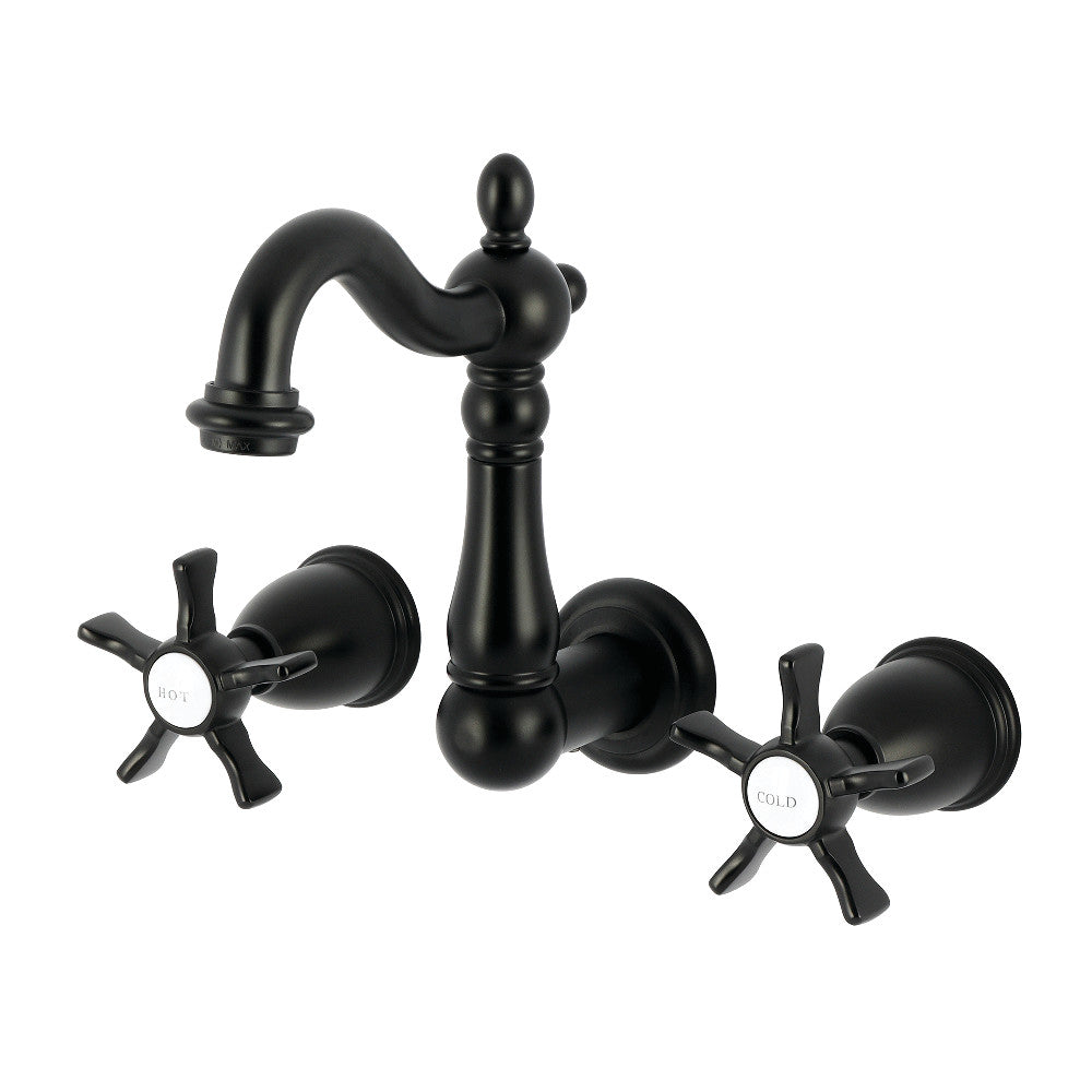Hamilton Wall-Mount Bathroom Faucet in Matte Black