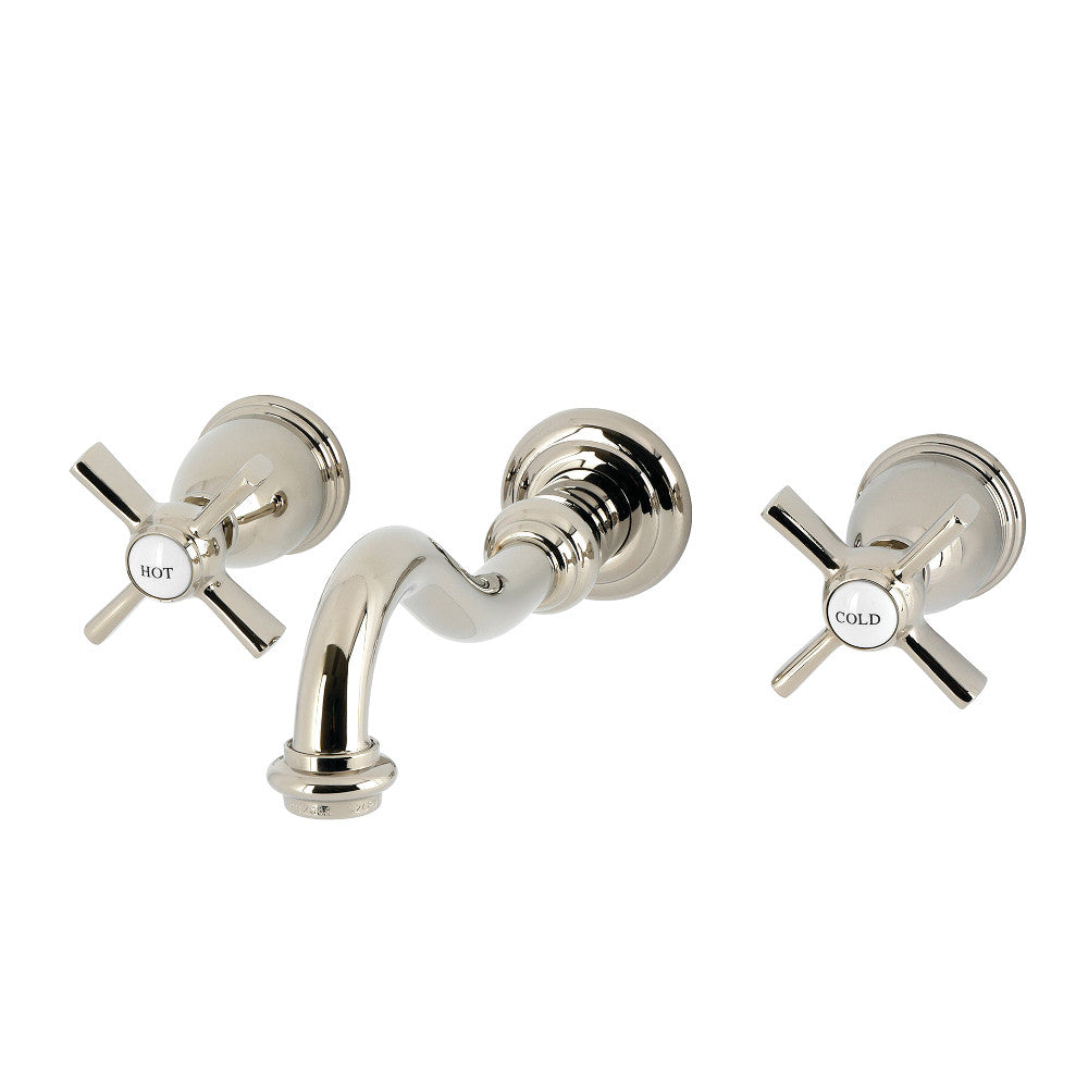 Millennium Wall-Mount Bathroom Faucet in Polished Nickel