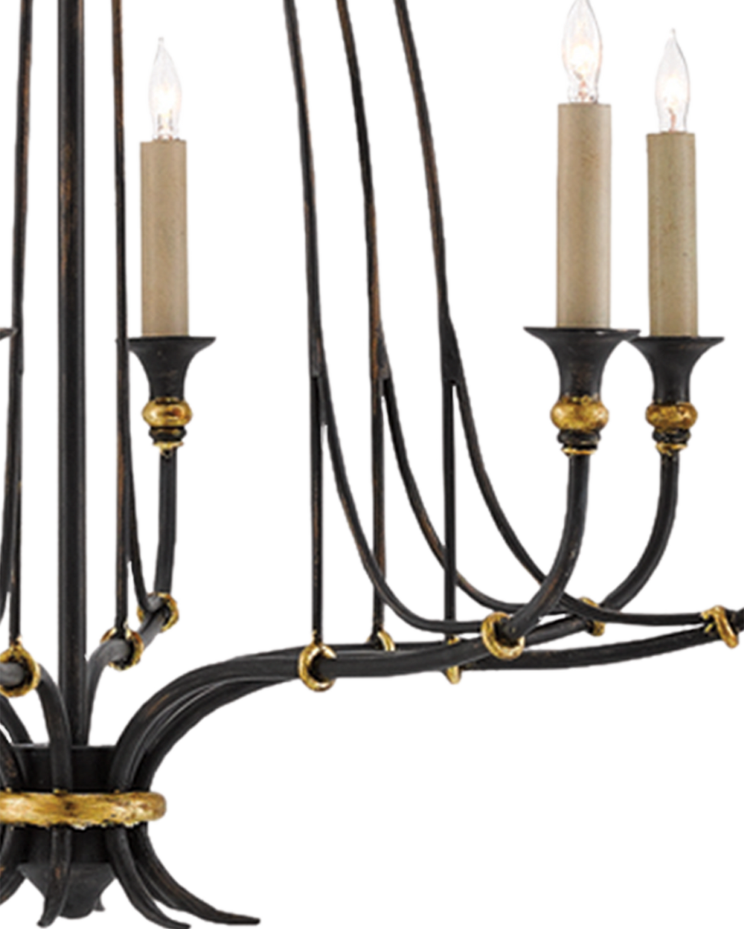Folgate Small Black Chandelier