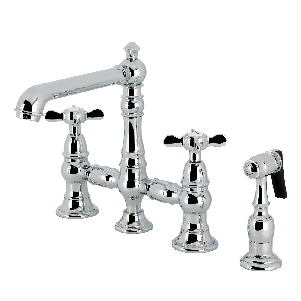 Essex Bridge Kitchen Faucet in Polished Chrome