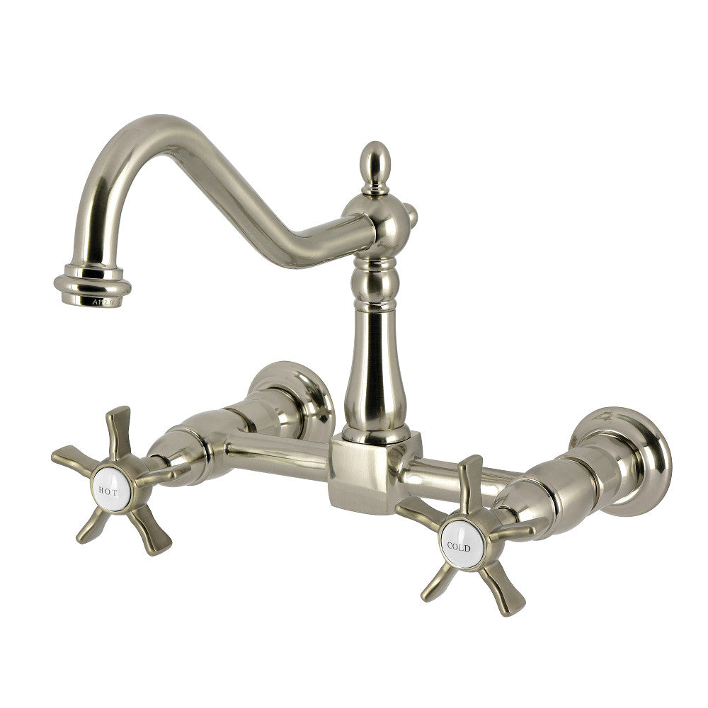 Hamilton Wall Mount Kitchen Faucet in Brushed Nickel