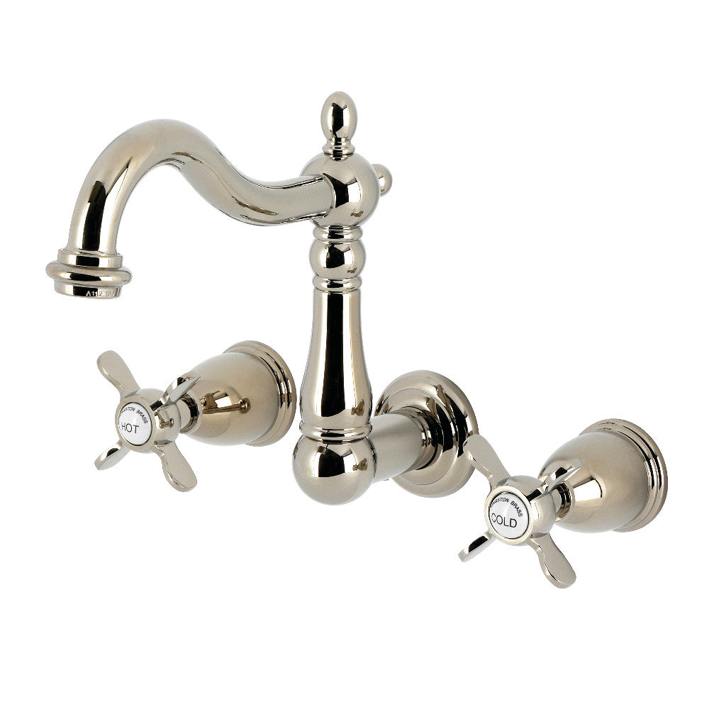 Essex Wall-Mount Bathroom Faucet in Polished Nickel