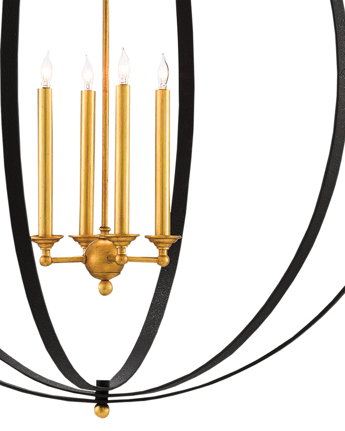 Ogden Black Orb Chandelier