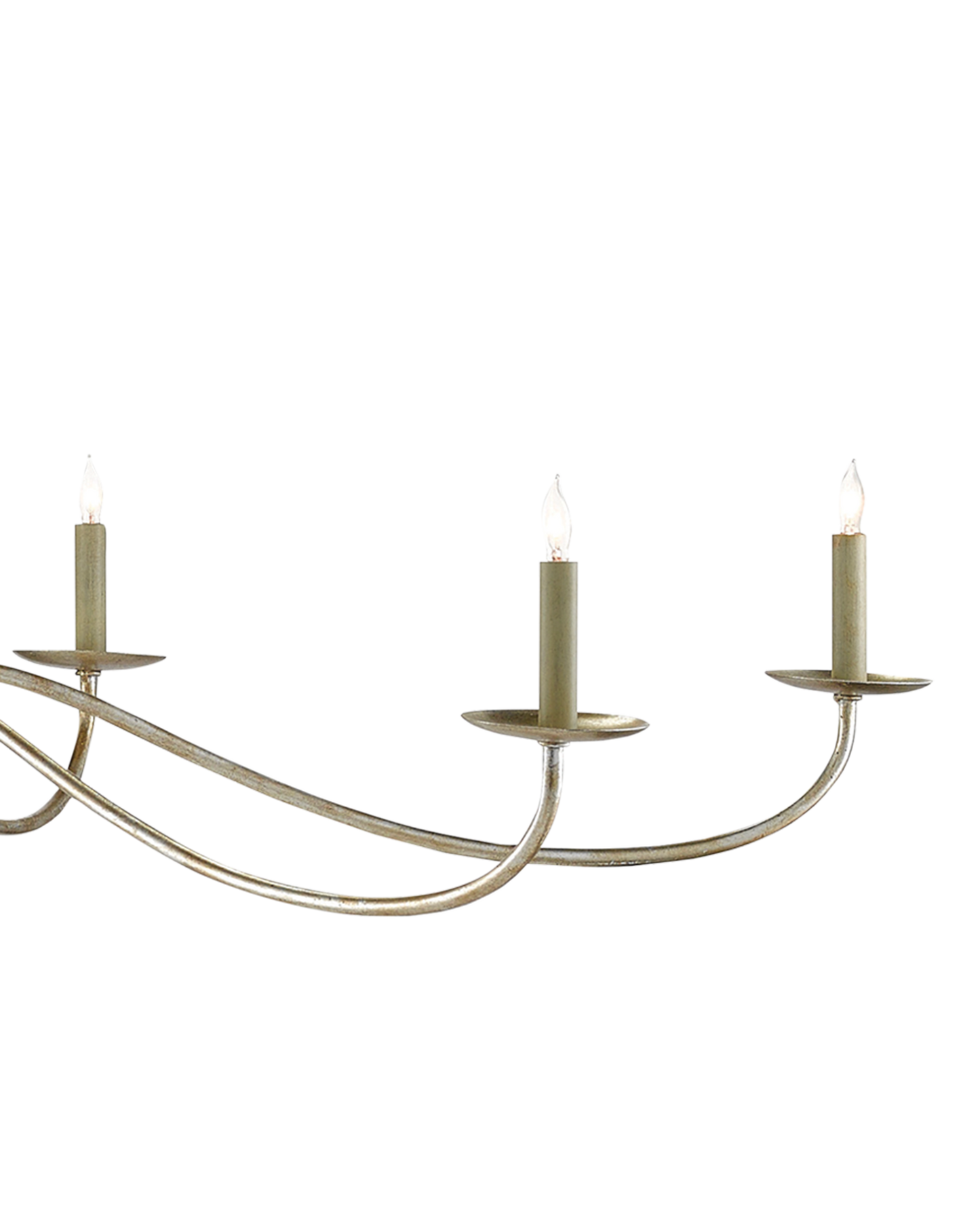 Saxon Large Silver Chandelier