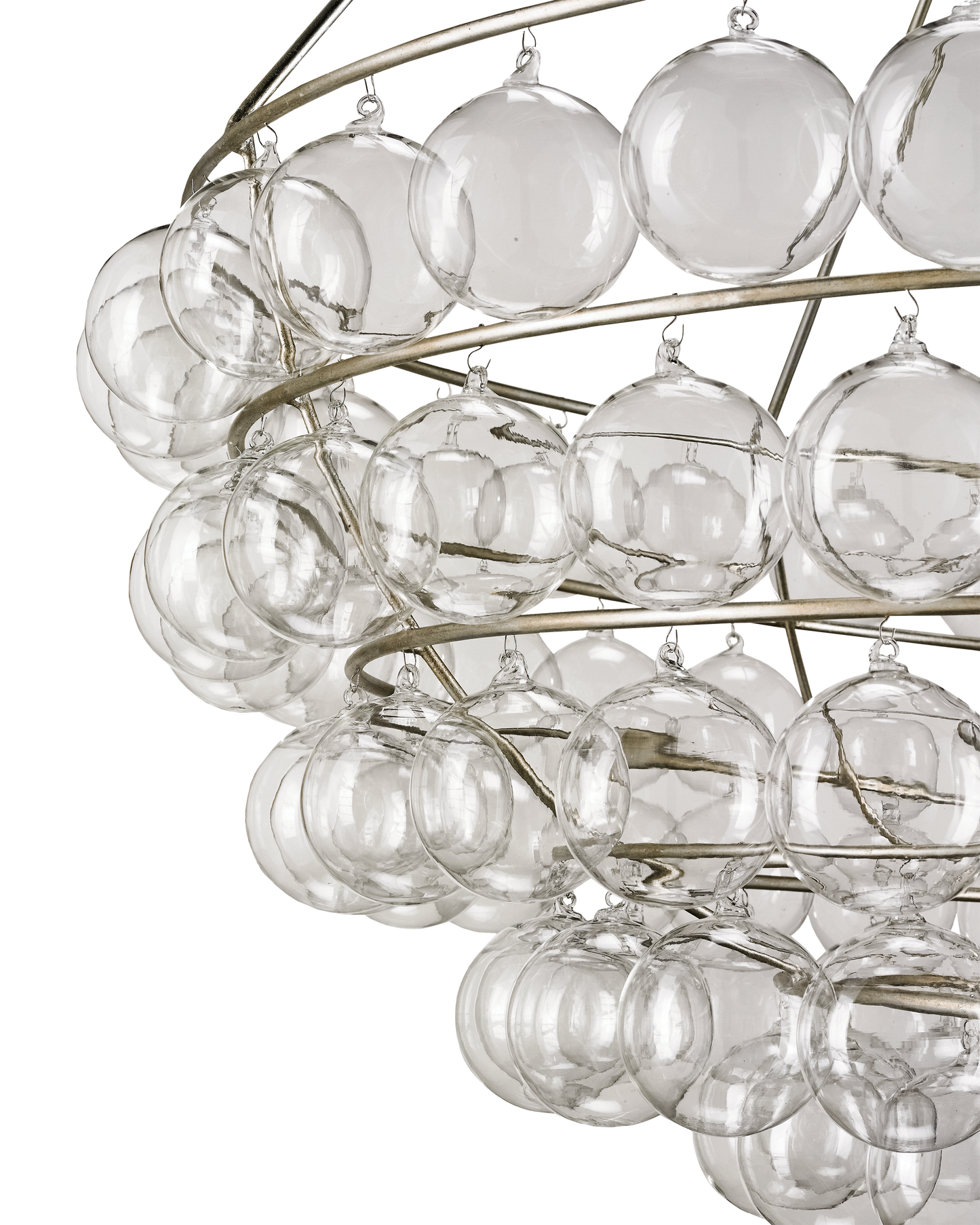 Stratosphere Silver Chandelier