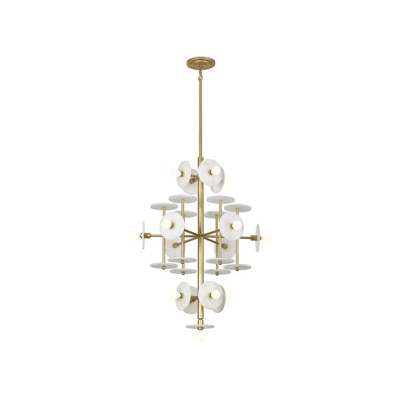 Amani 15-Light Chandelier in Royal Gold Royal Gold