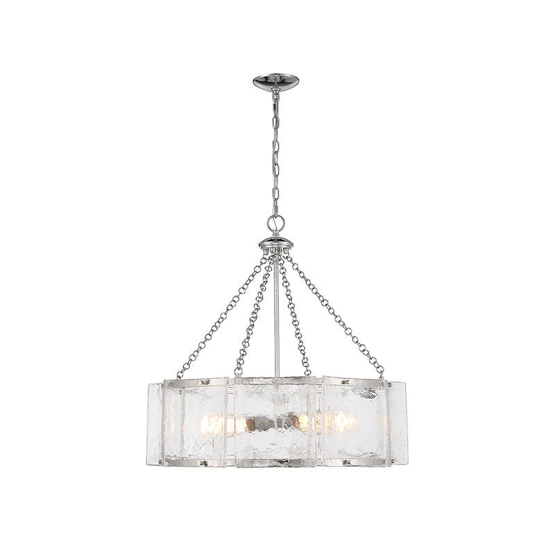 Genry 5-Light Pendant in Polished Nickel Polished Nickel