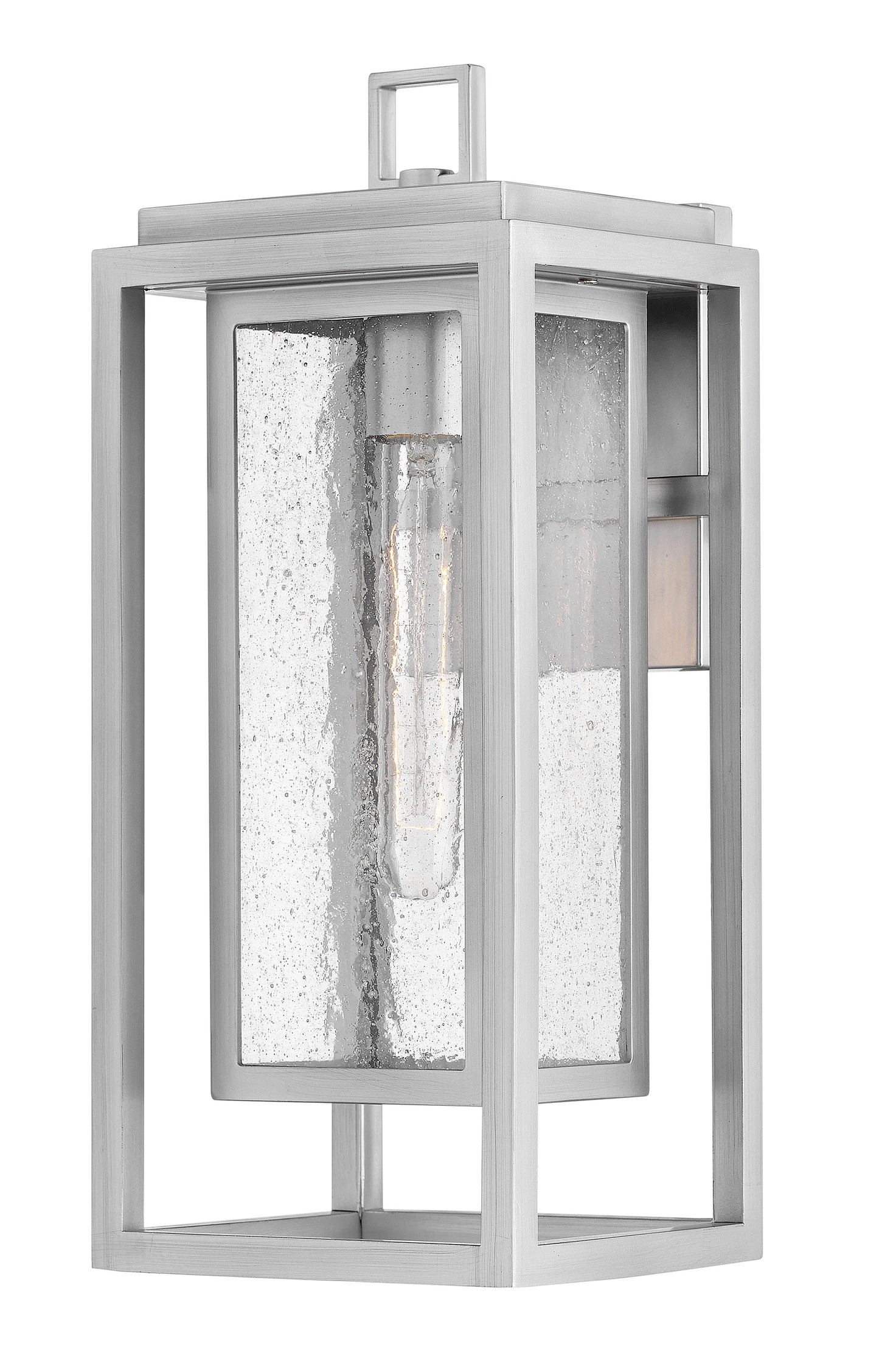 Republic Medium Wall Mount Lantern 12v In Silver Finish