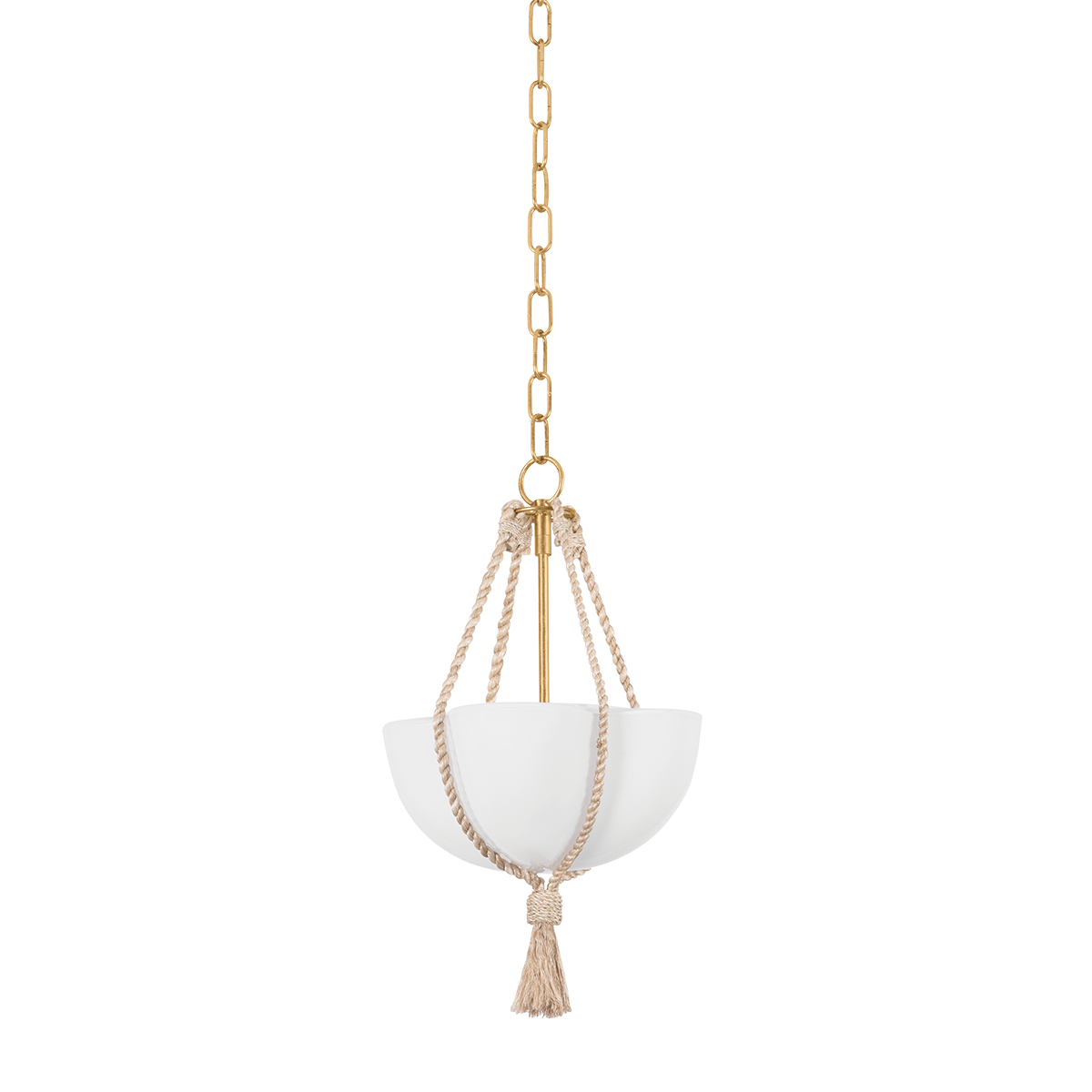 AMBERLEY Pendant with VINTAGE GOLD LEAF Finish