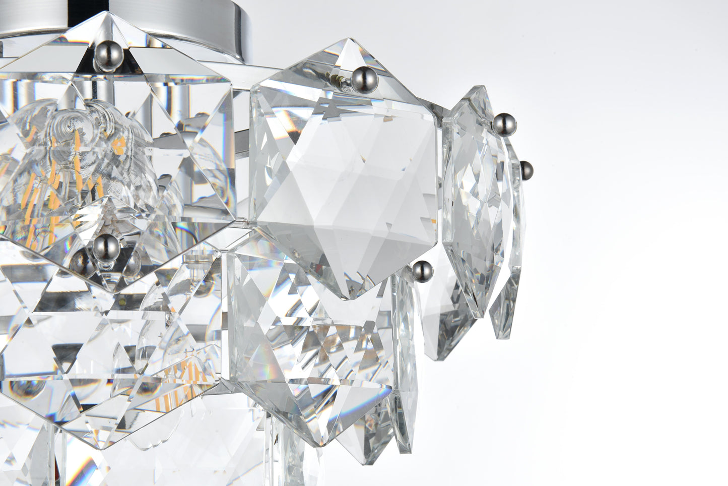 Adaline 16 inch Flush Mount in Chrome