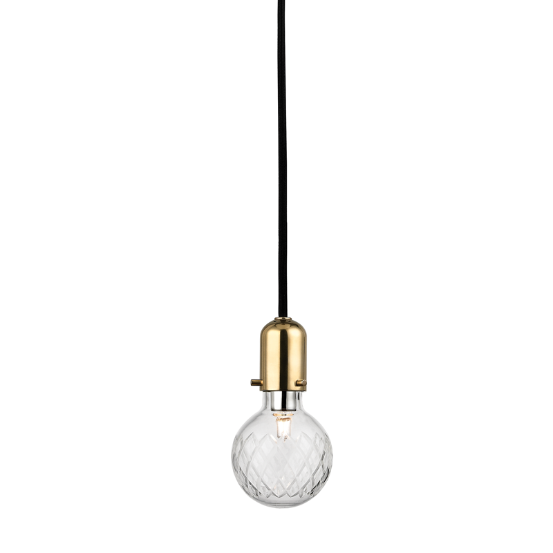 Marlow Pendant with Aged Brass Finish