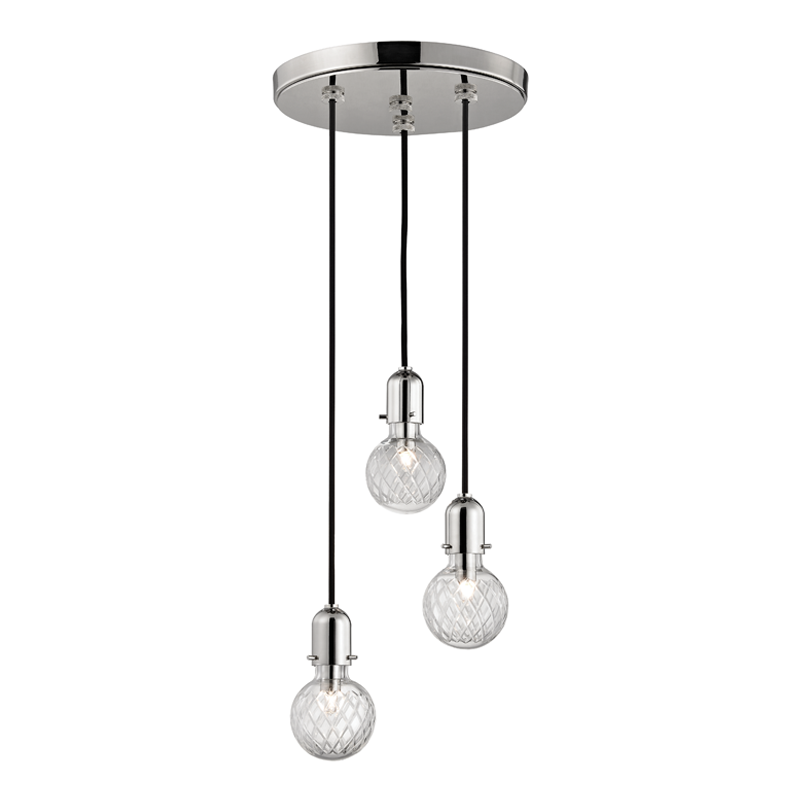 Marlow Pendant with Polished Nickel Finish