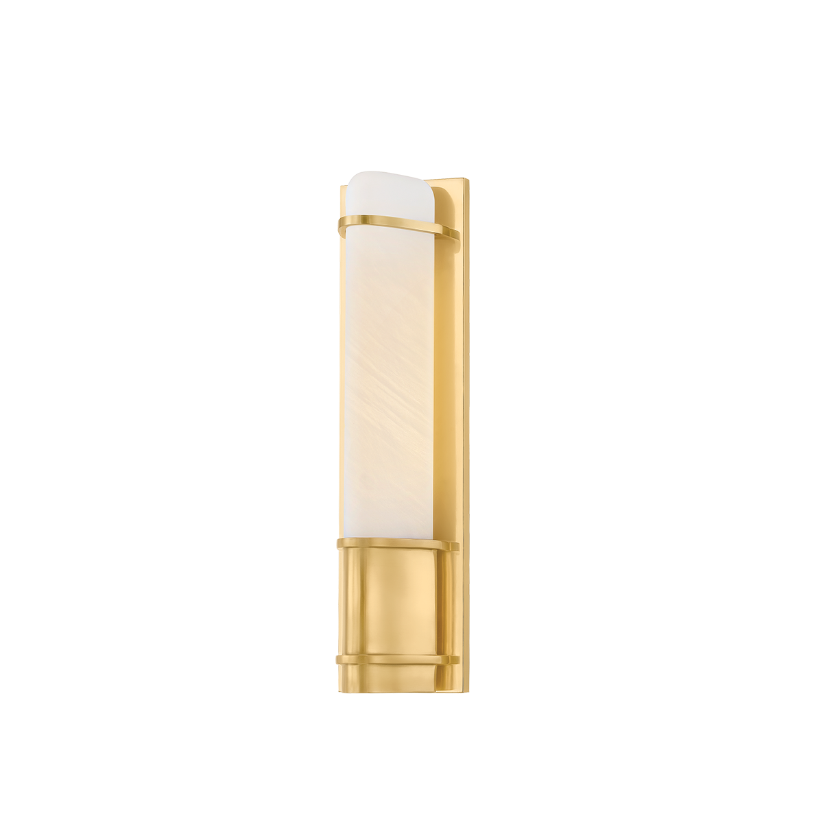 TOTTENVILLE Wall Sconce with Aged Brass Finish