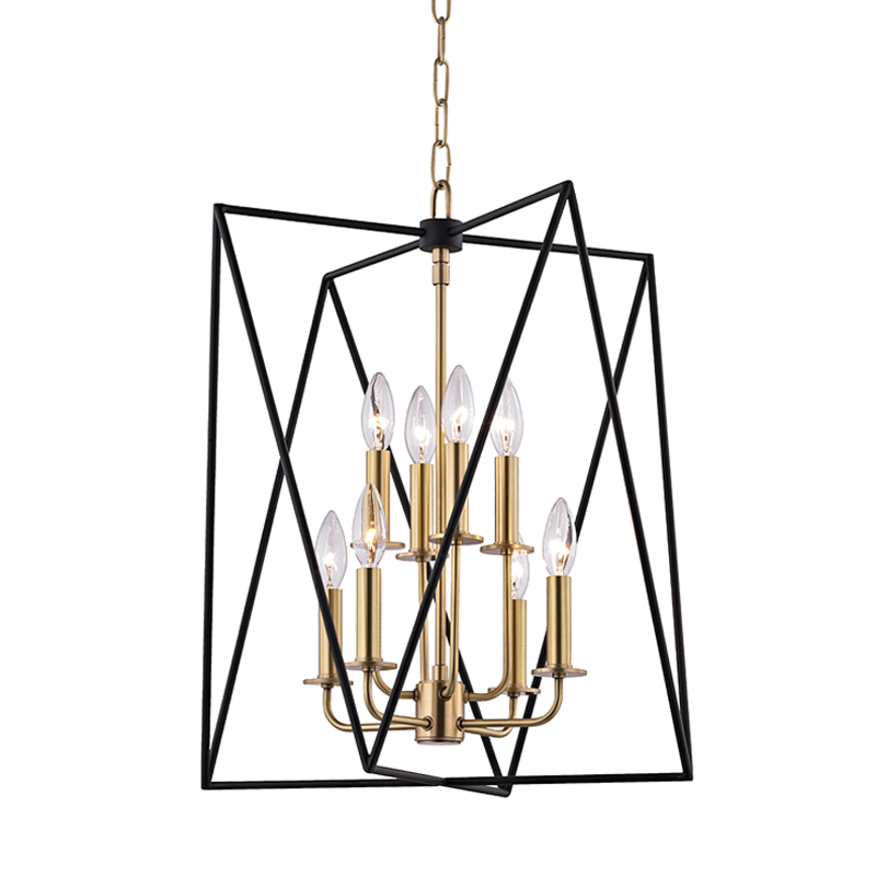 Laszlo Pendant with Aged Brass Finish