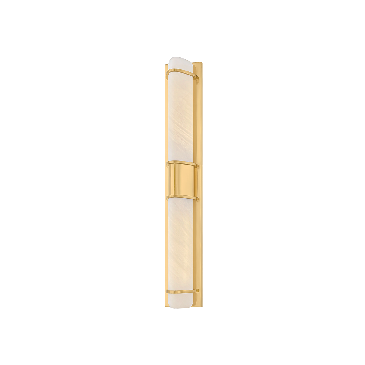 TOTTENVILLE Wall Sconce with Aged Brass Finish