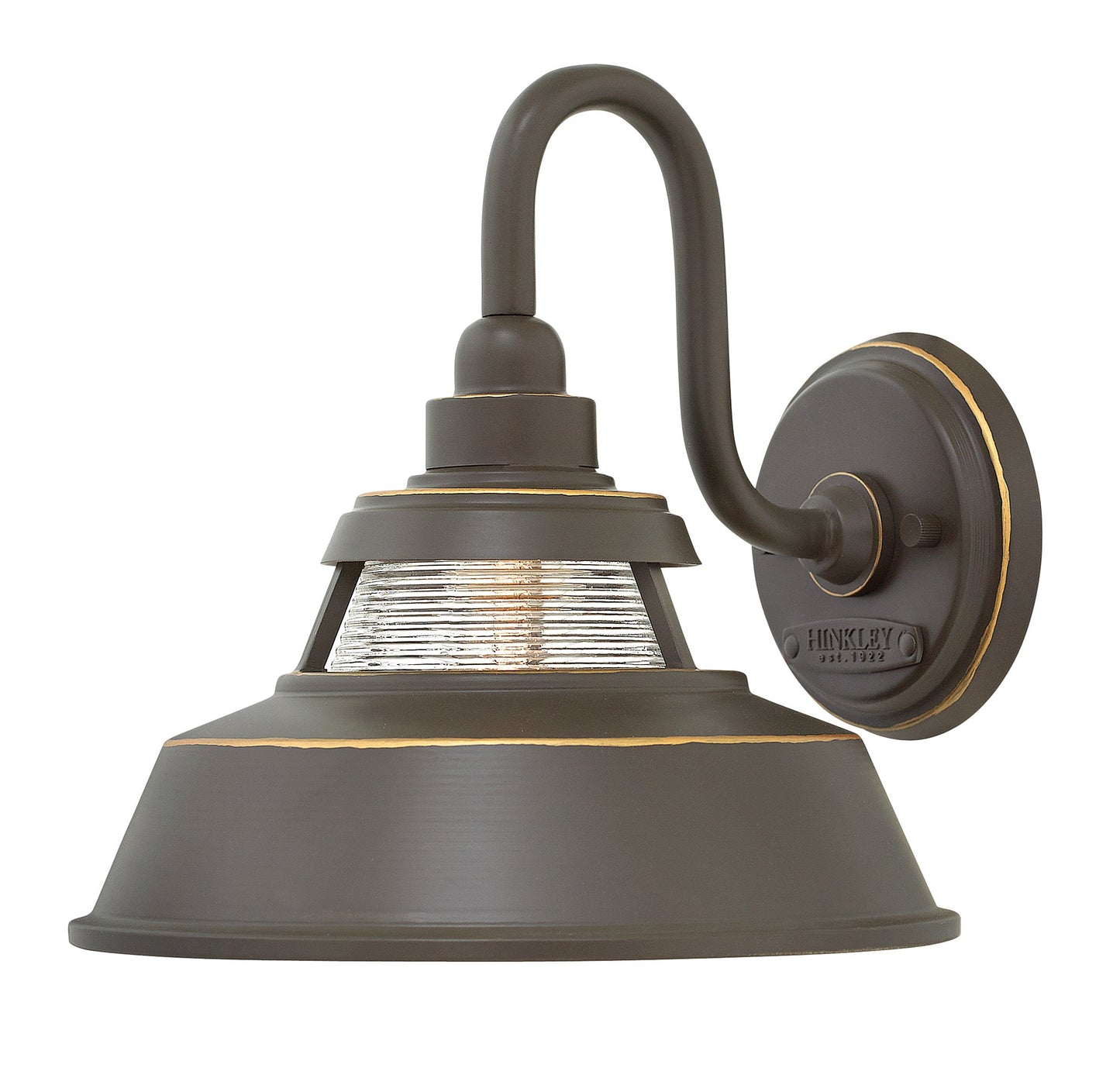 Troyer Small Wall Mount Barn Light In Light Bronze Finish