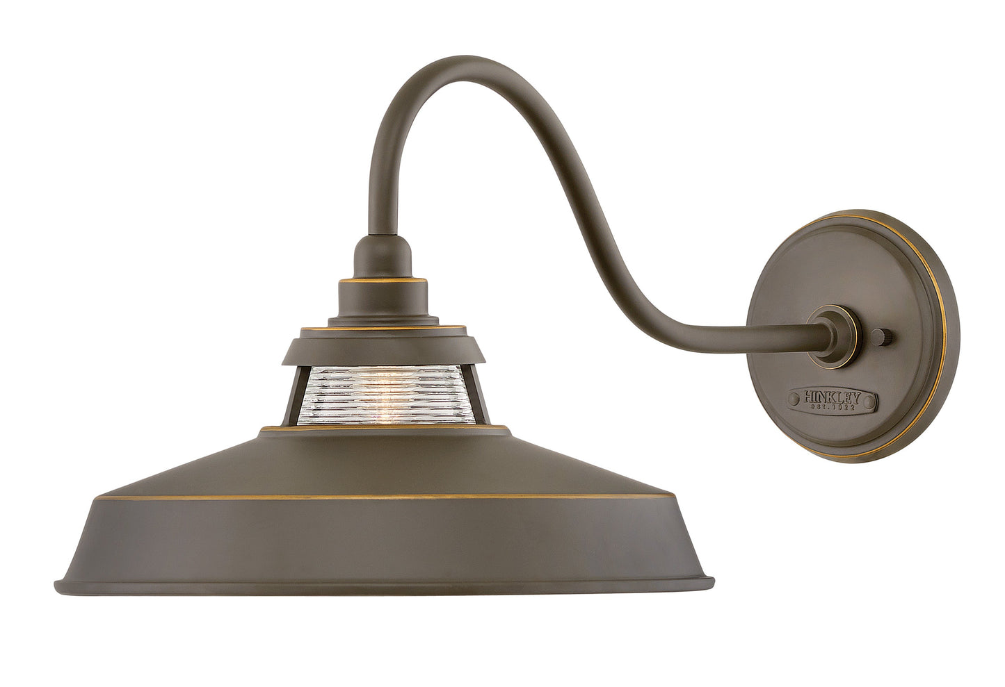 Troyer Small Wall Mount Barn Light In Light Bronze Finish