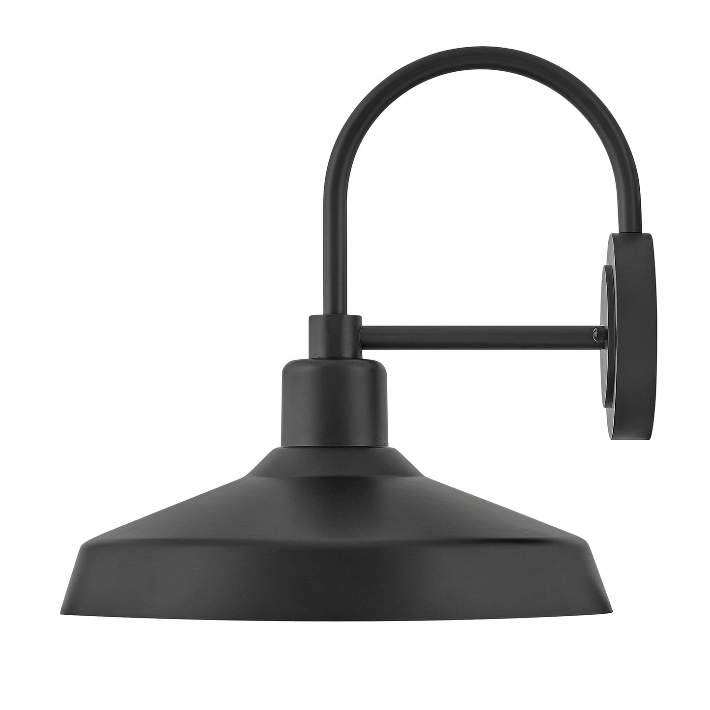 Forge Medium Wall Mount Barn Light In Black Finish