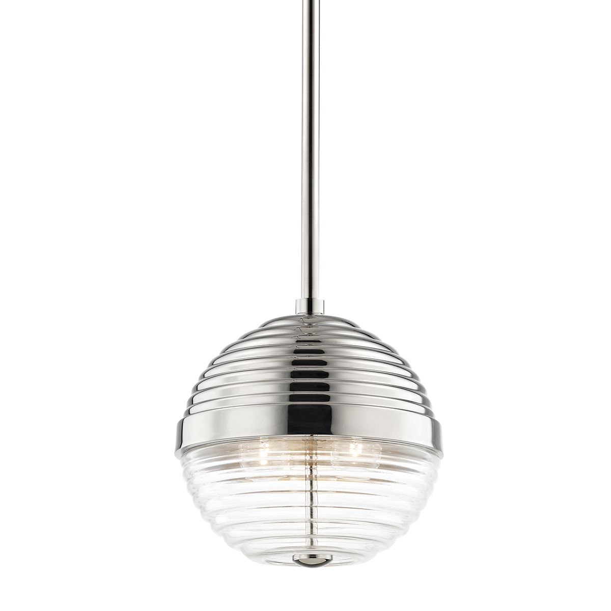 Easton Pendant with Polished Nickel Finish