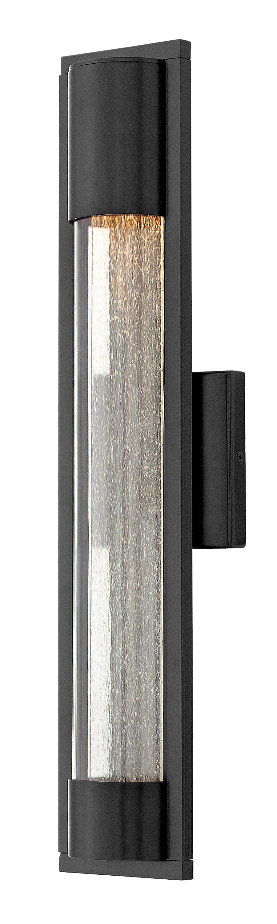 Mist Large Wall Mount Lantern In Black Finish