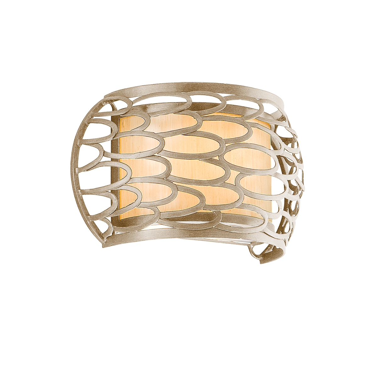 Cesto Wall Sconce In MODERN SILVER Finish