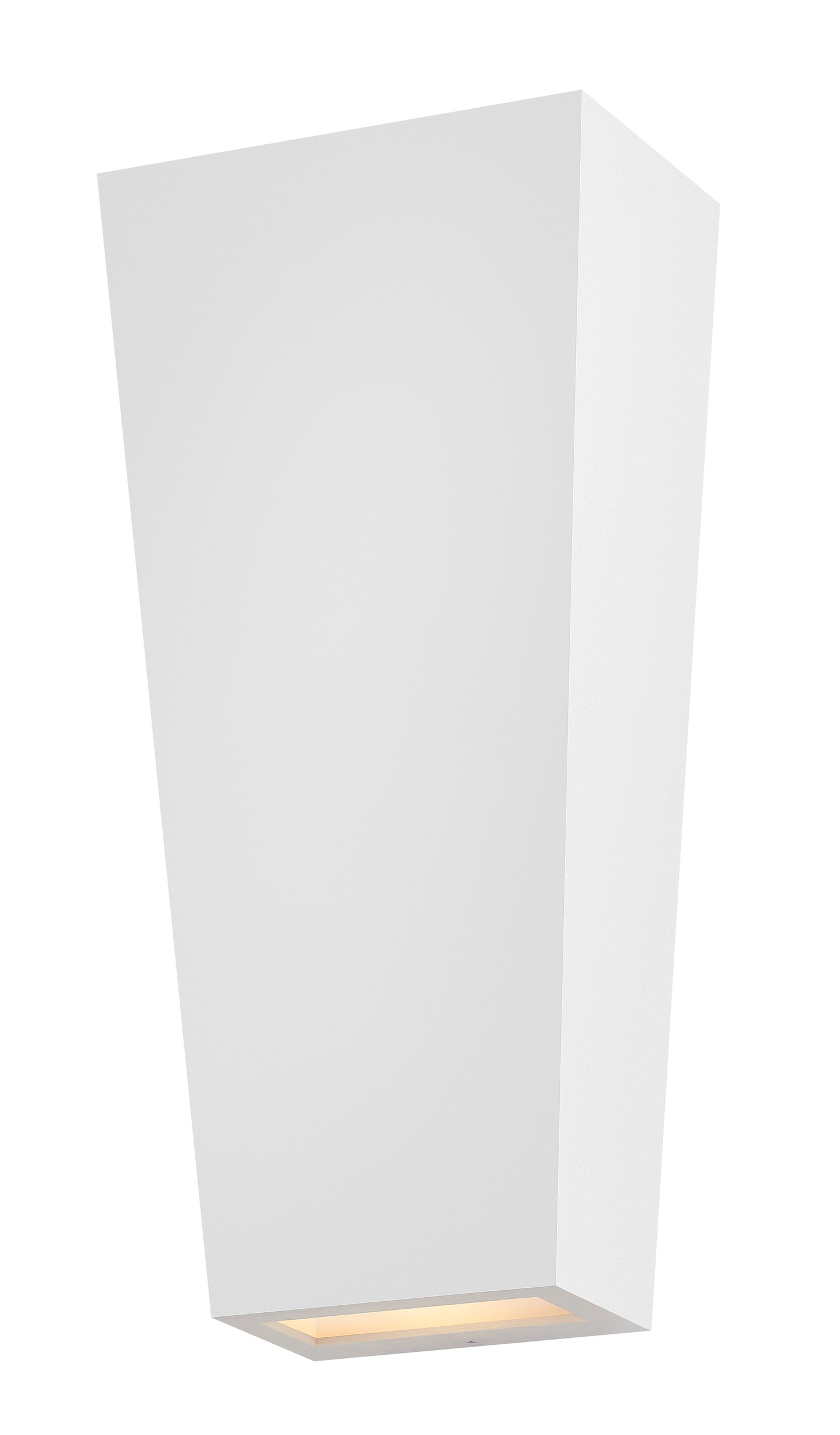 Cruz Medium Wall Mount Lantern In White Finish