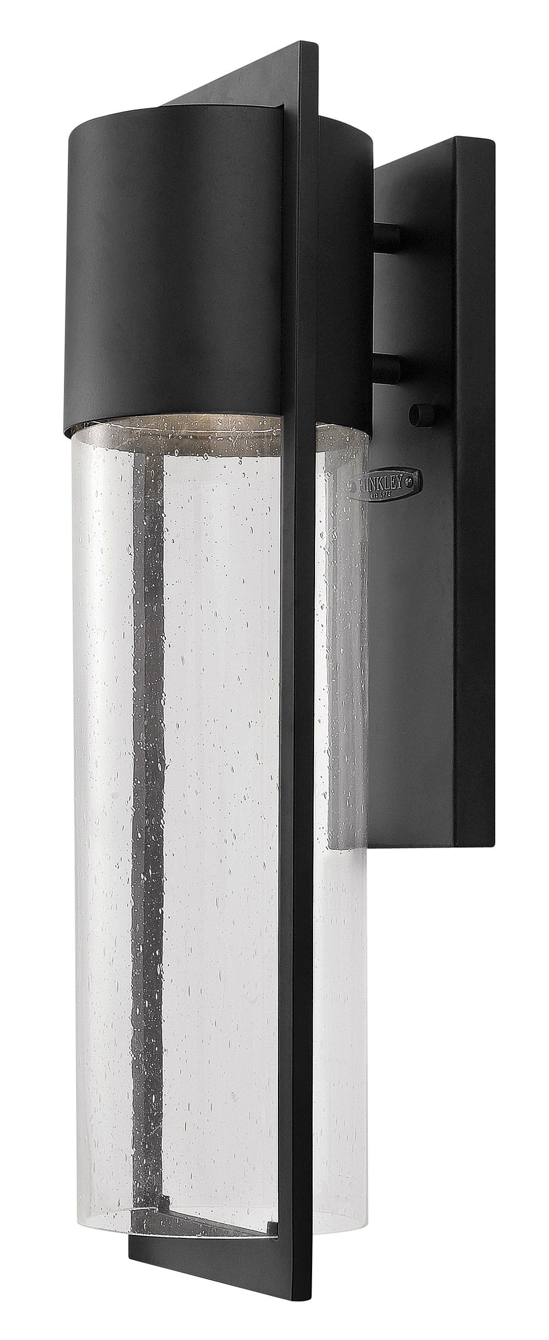Shelter Medium Wall Mount Lantern In Black Finish