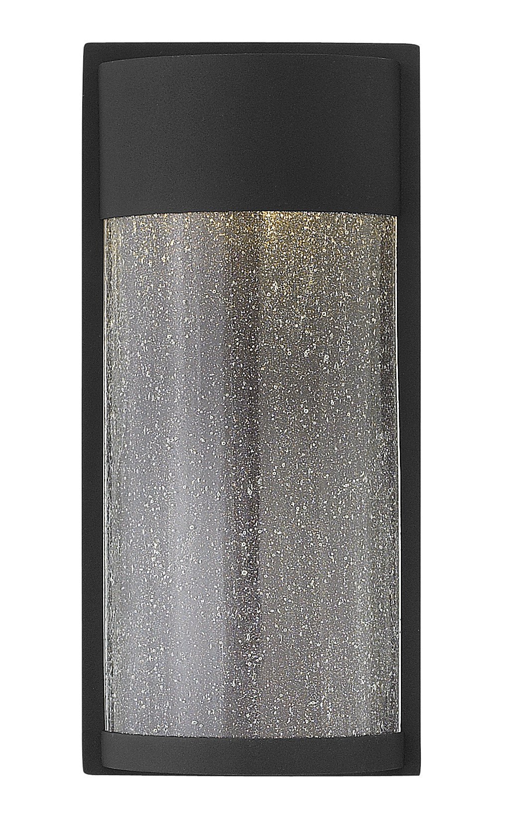 Shelter Small Wall Mount Lantern In Black Finish