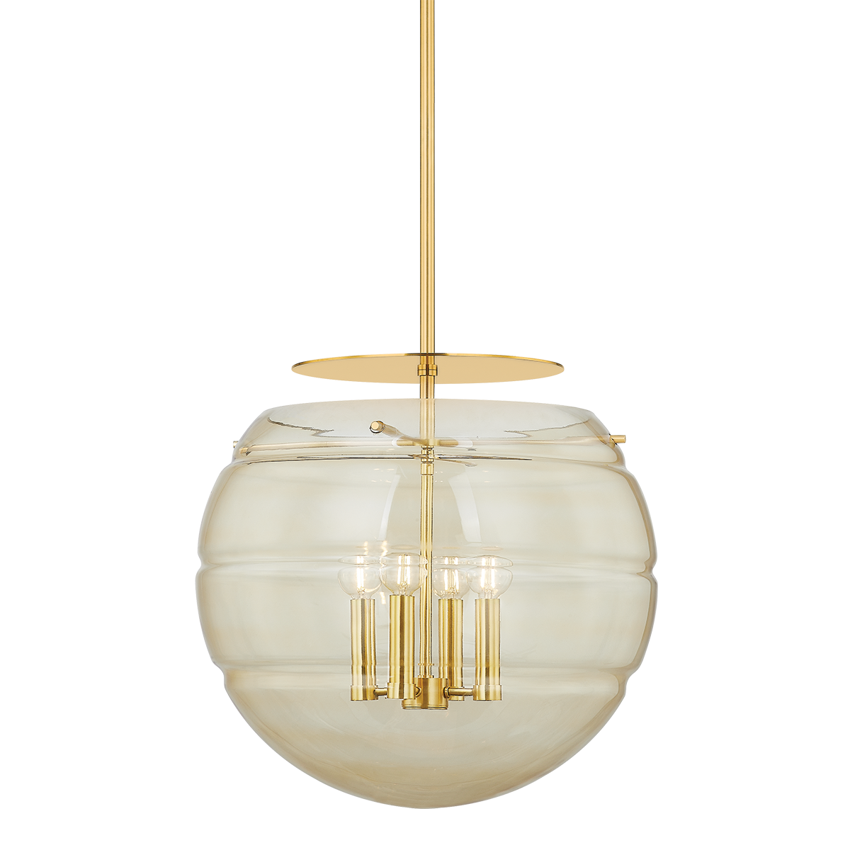 GILL PENDANT with AGED BRASS Finish