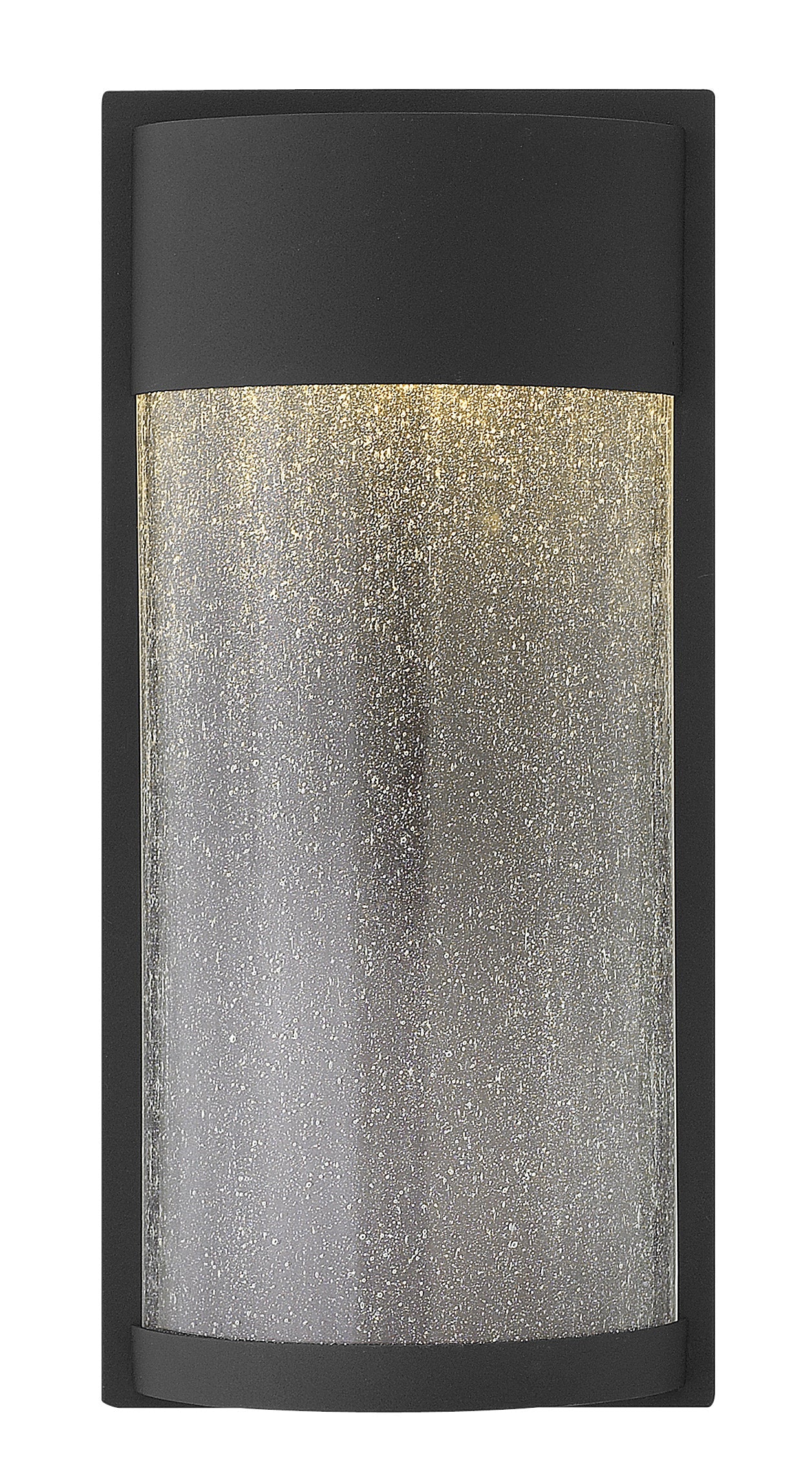 Shelter Medium Wall Mount Lantern In Black Finish