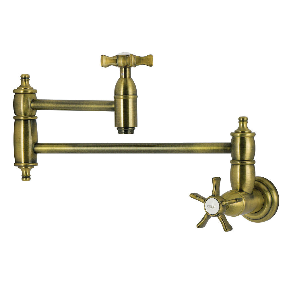 Hamilton Pot Filler Faucet in Antique Brass