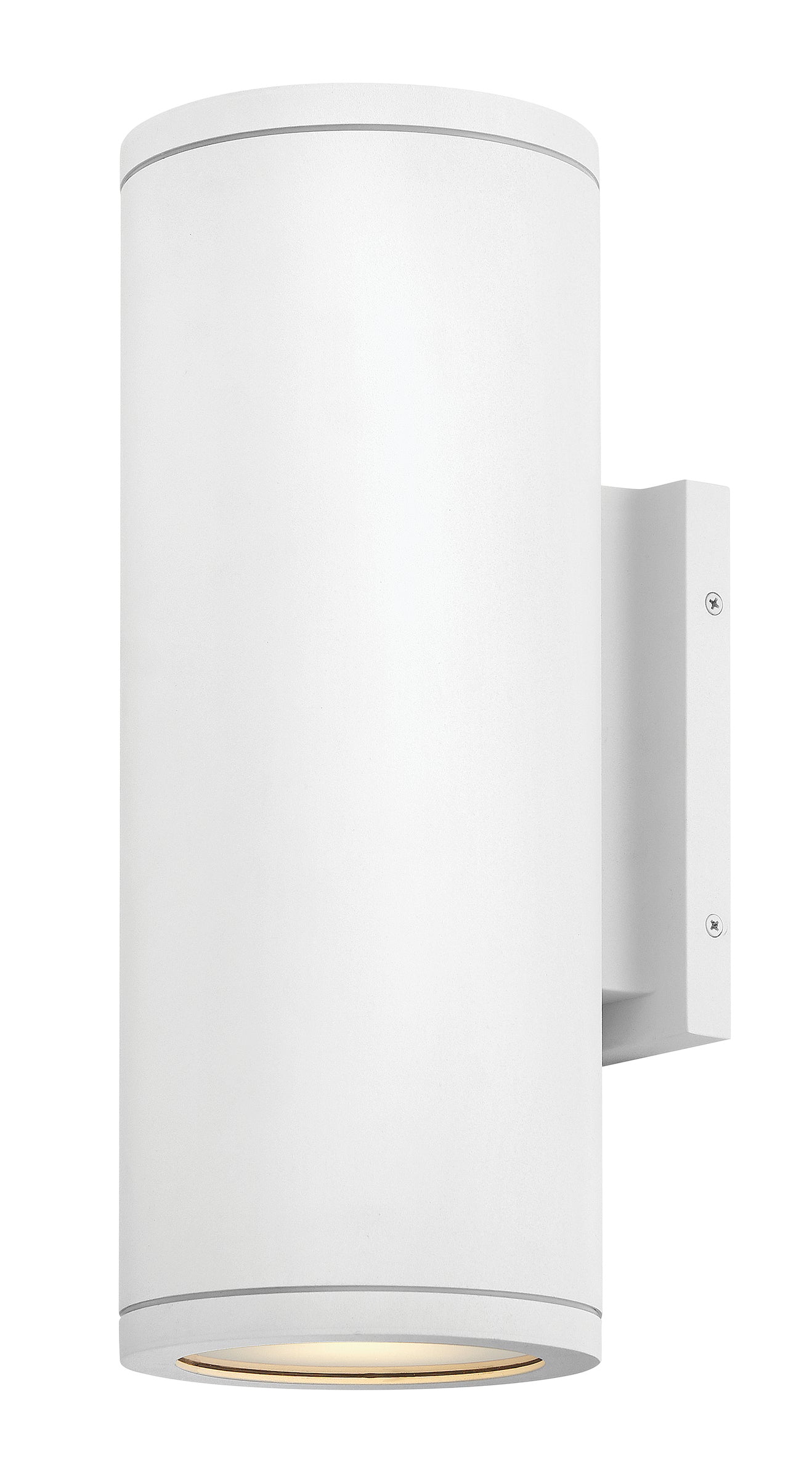 Silo Medium Wall Mount Lantern In White Finish