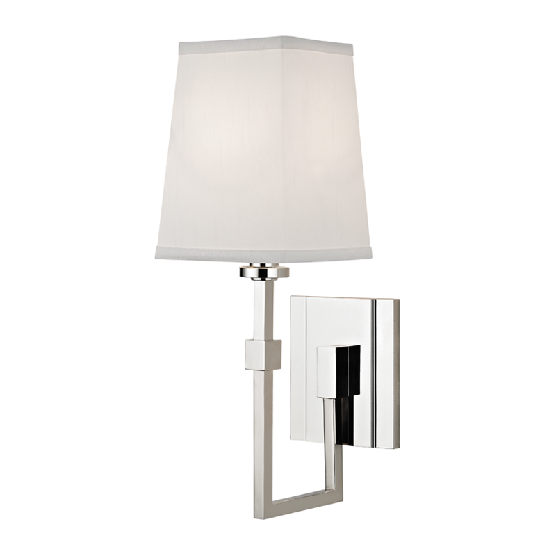 Fletcher Wall Sconce with Polished Nickel Finish