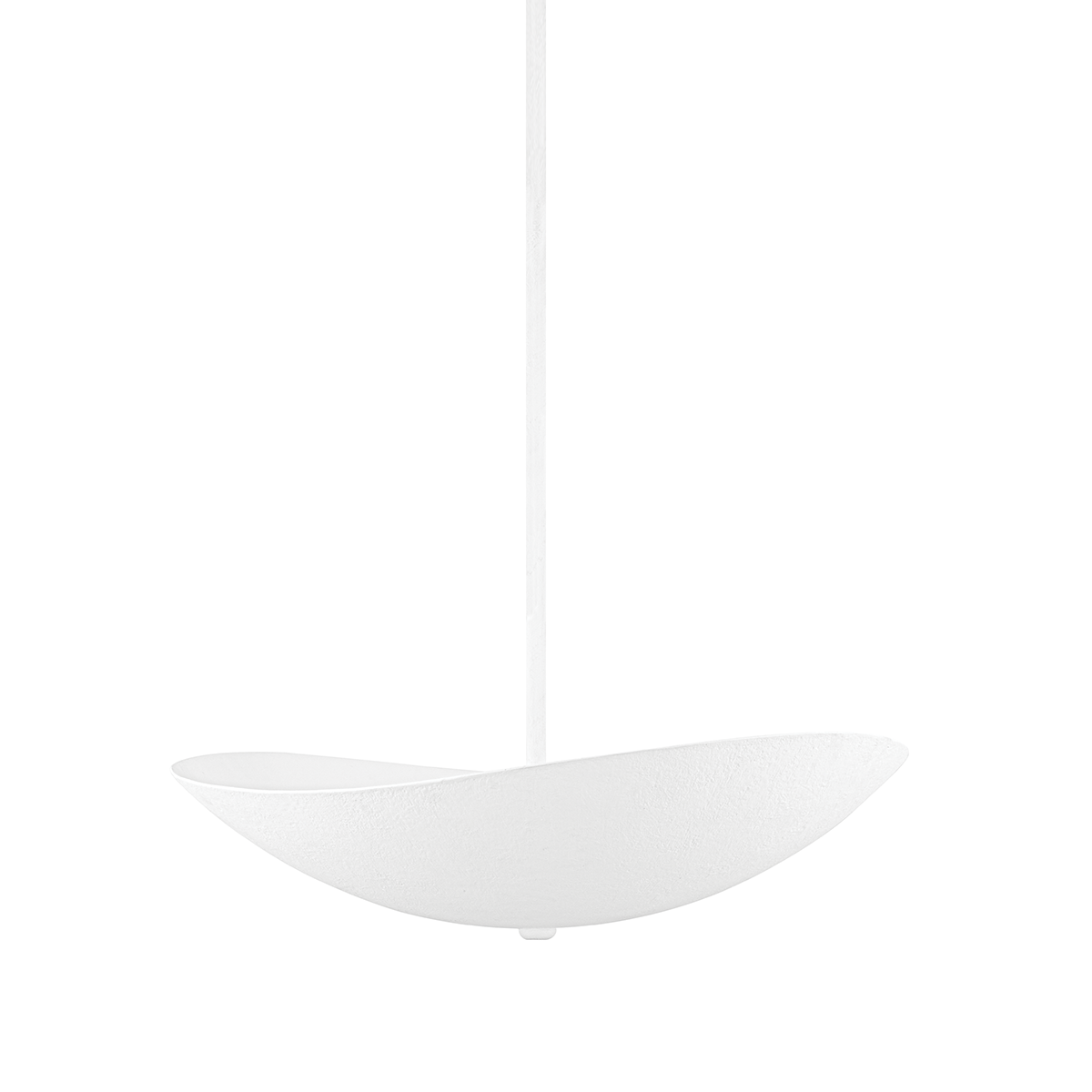Fabius Pendant with White Plaster Finish