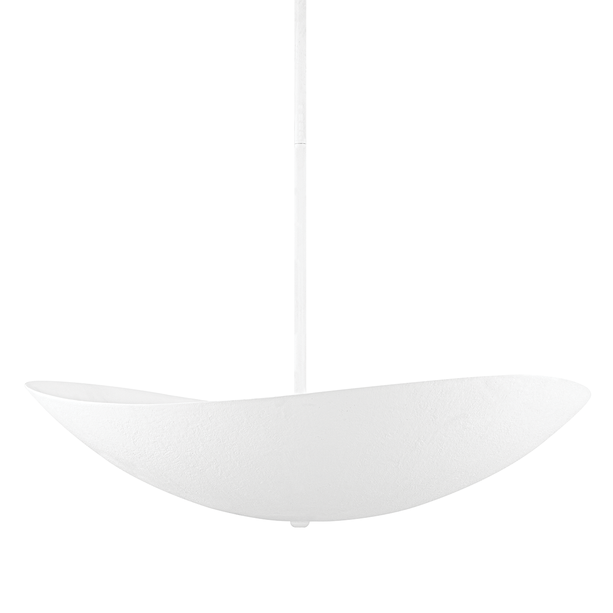 Fabius Pendant with White Plaster Finish