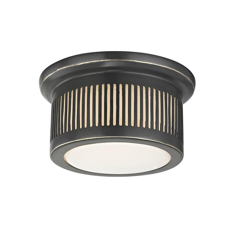 Bangor Flush Mount with Old Bronze Finish