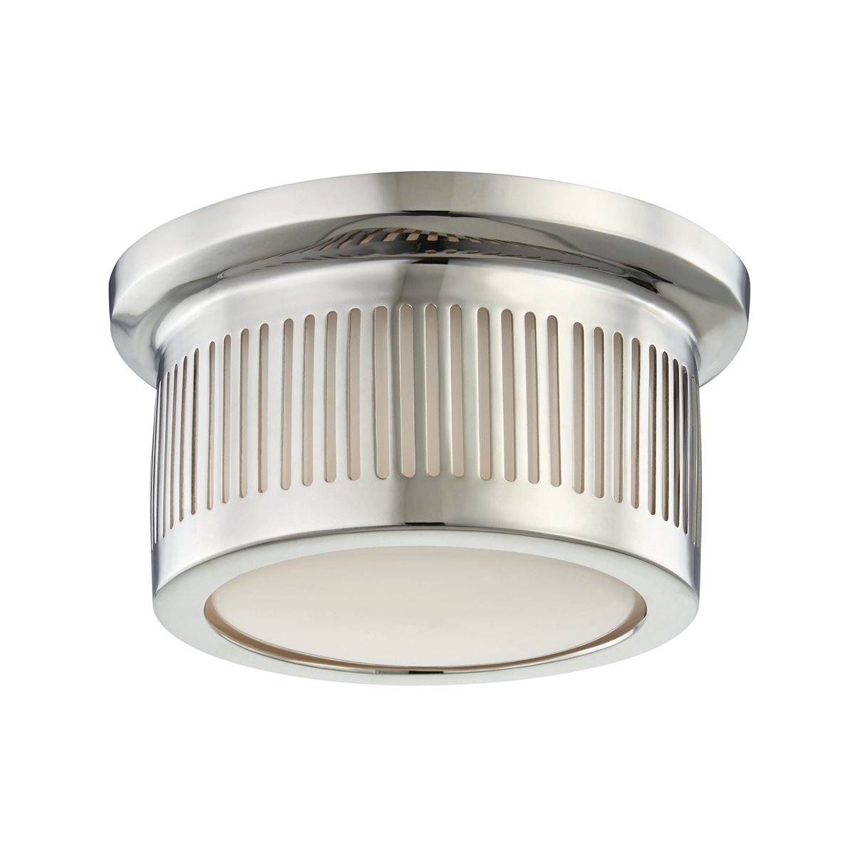 Bangor Flush Mount with Polished Nickel Finish