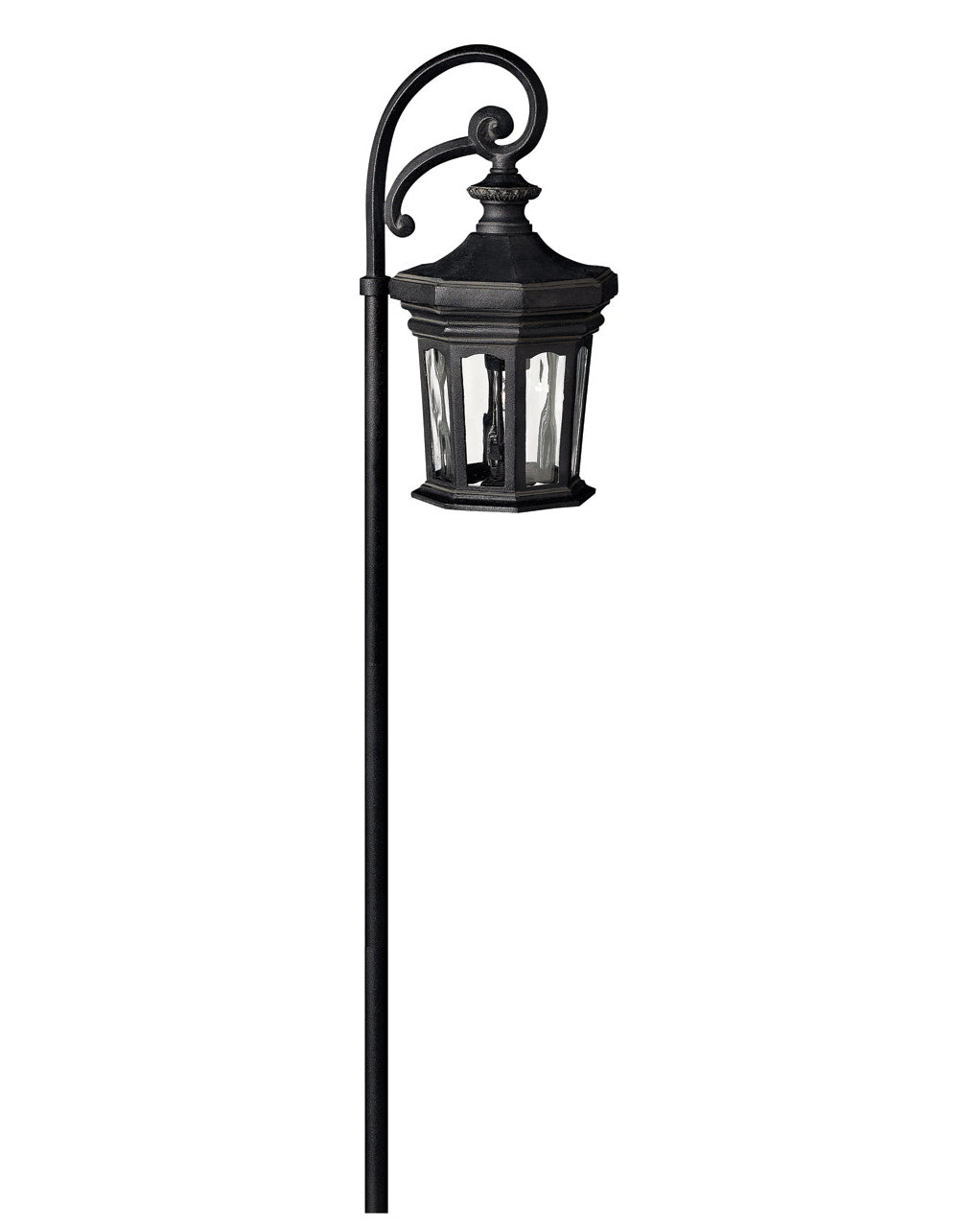 Raley 12V LED Path Light In Black Finish