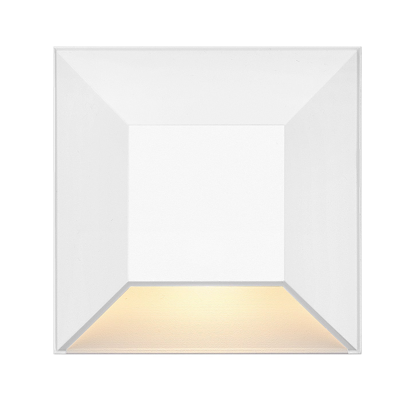 Nuvi 12V Square Deck Sconce In White Finish
