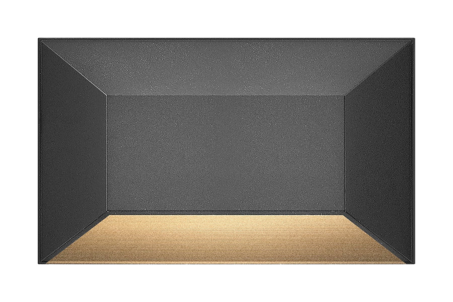 Nuvi 12V Medium Rectangular Deck Sconce In Black Finish