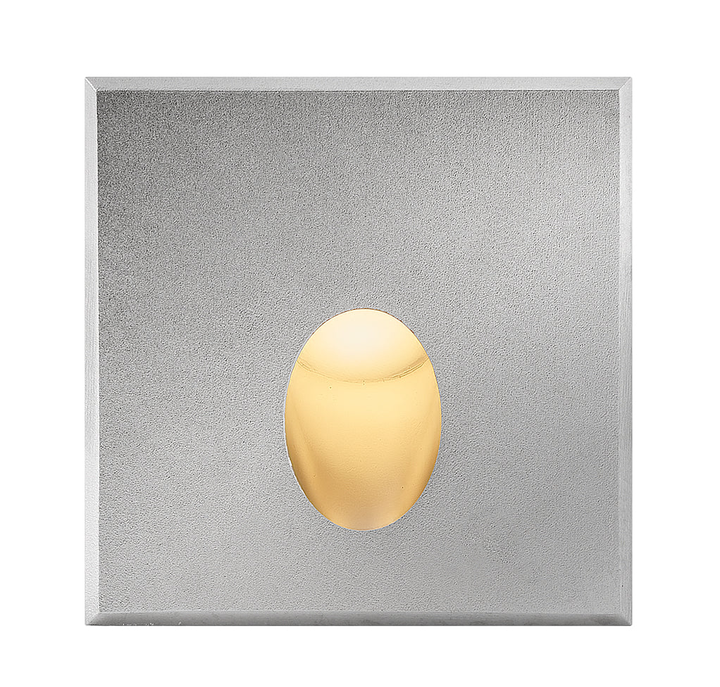 Tilt LED Square Wall Light In Stainless Finish