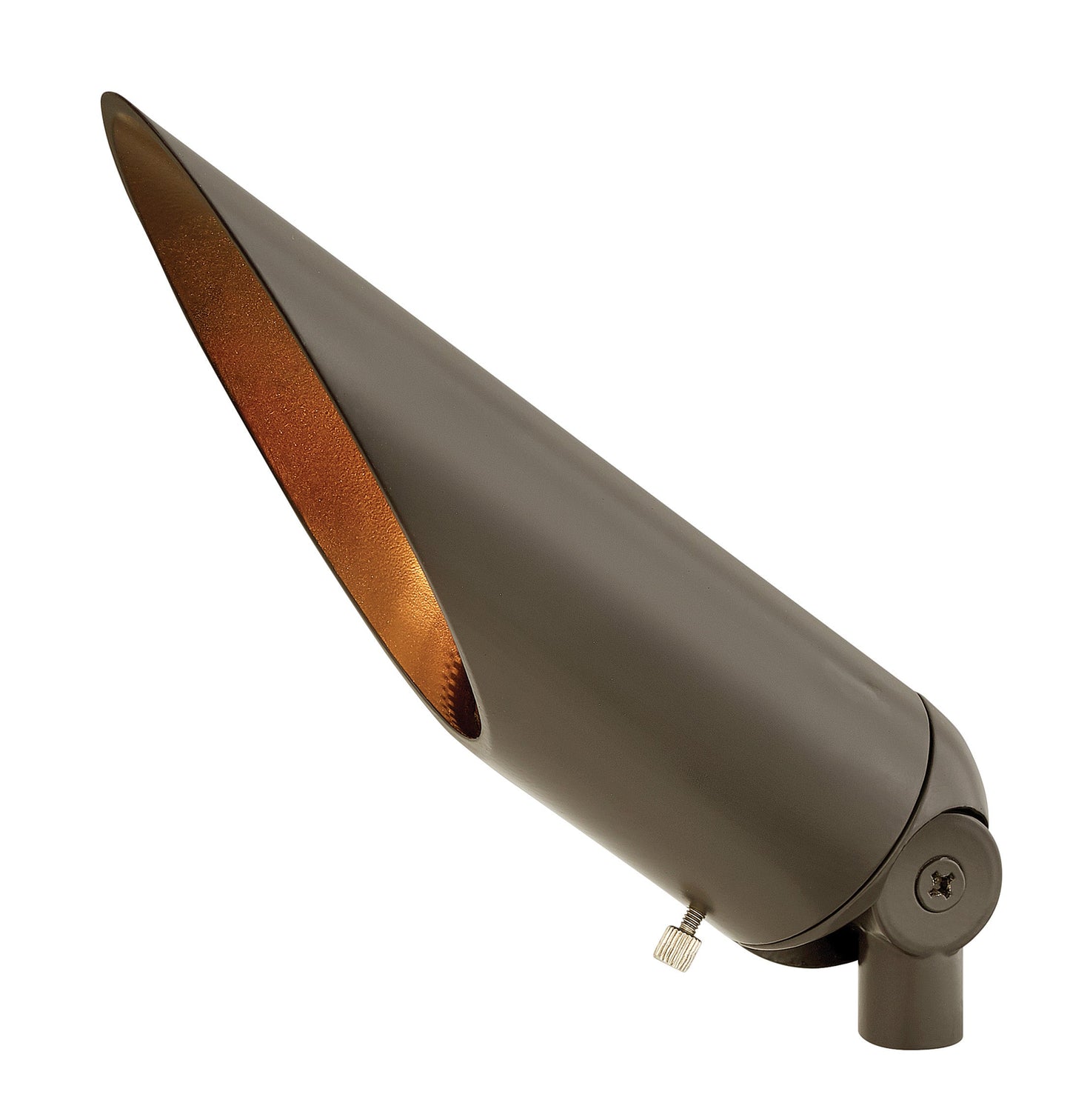 Lumacore Accent Spot Light 12V Variable Output LED 3000K with Long Cowl In Light Bronze Finish