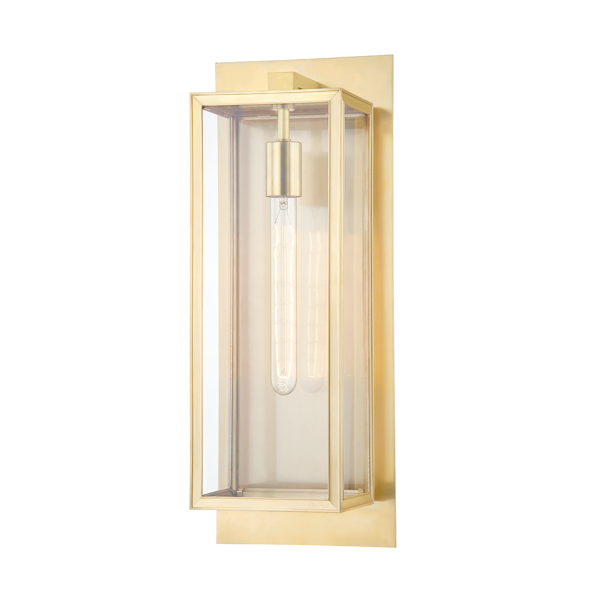 Sea Cliff Wall Sconce with Aged Brass Finish