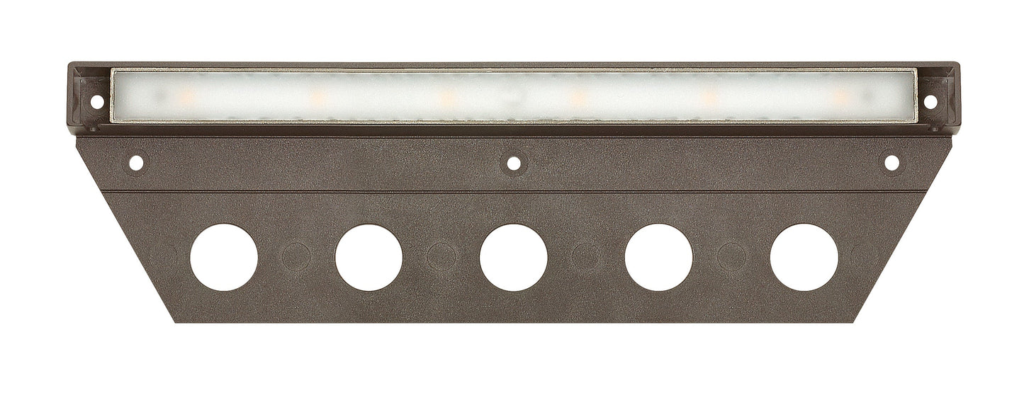 Nuvi 12VLarge Deck Sconce In Light Bronze Finish