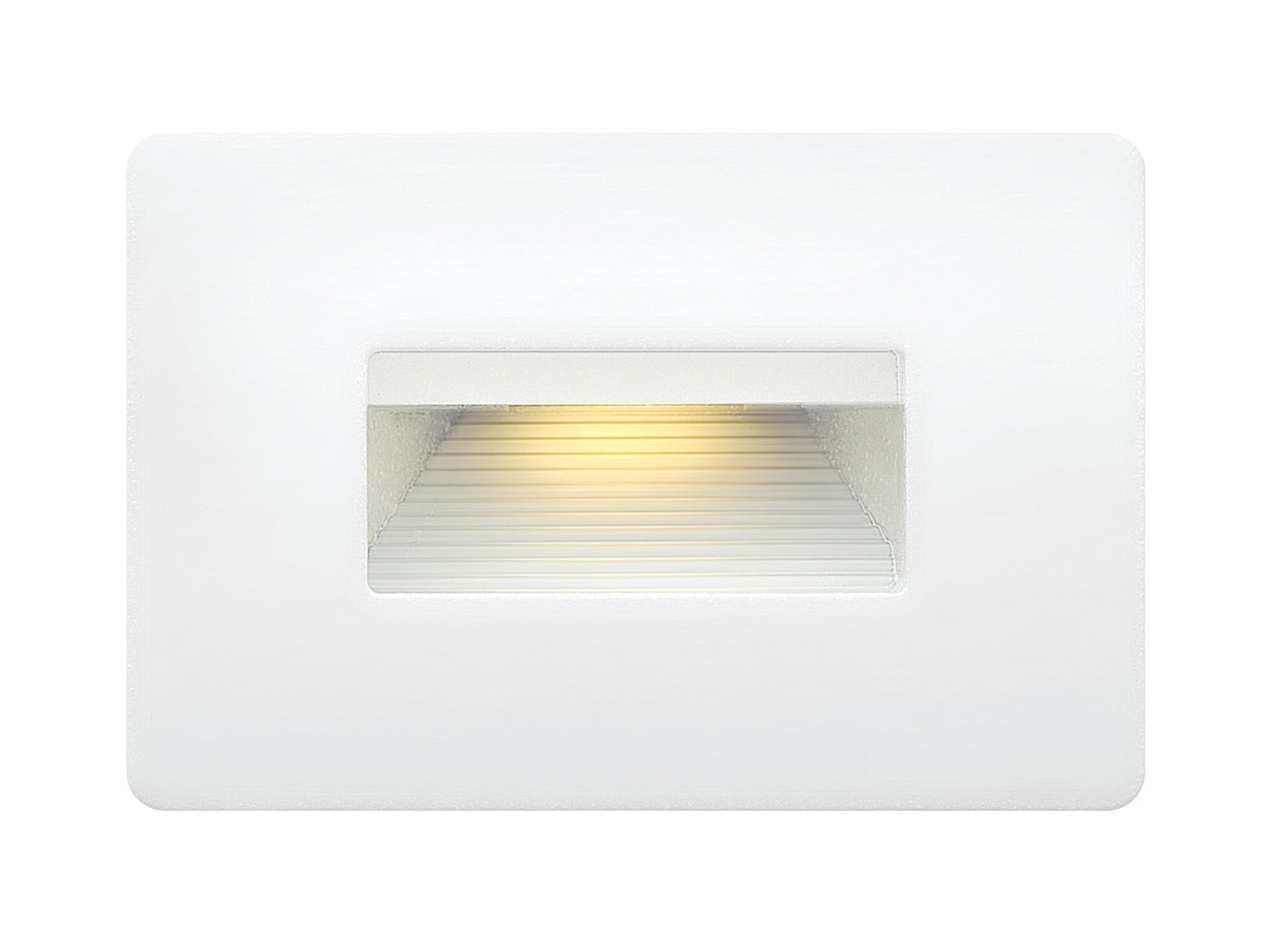 Luna LED 2700K Step Light 12v Horizontal In White Finish