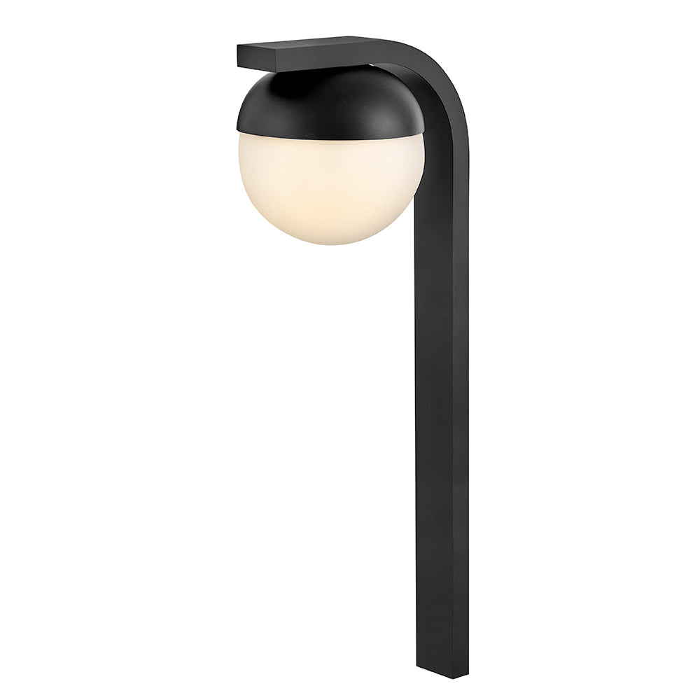 Realm 12V LED Path Light In Black Finish