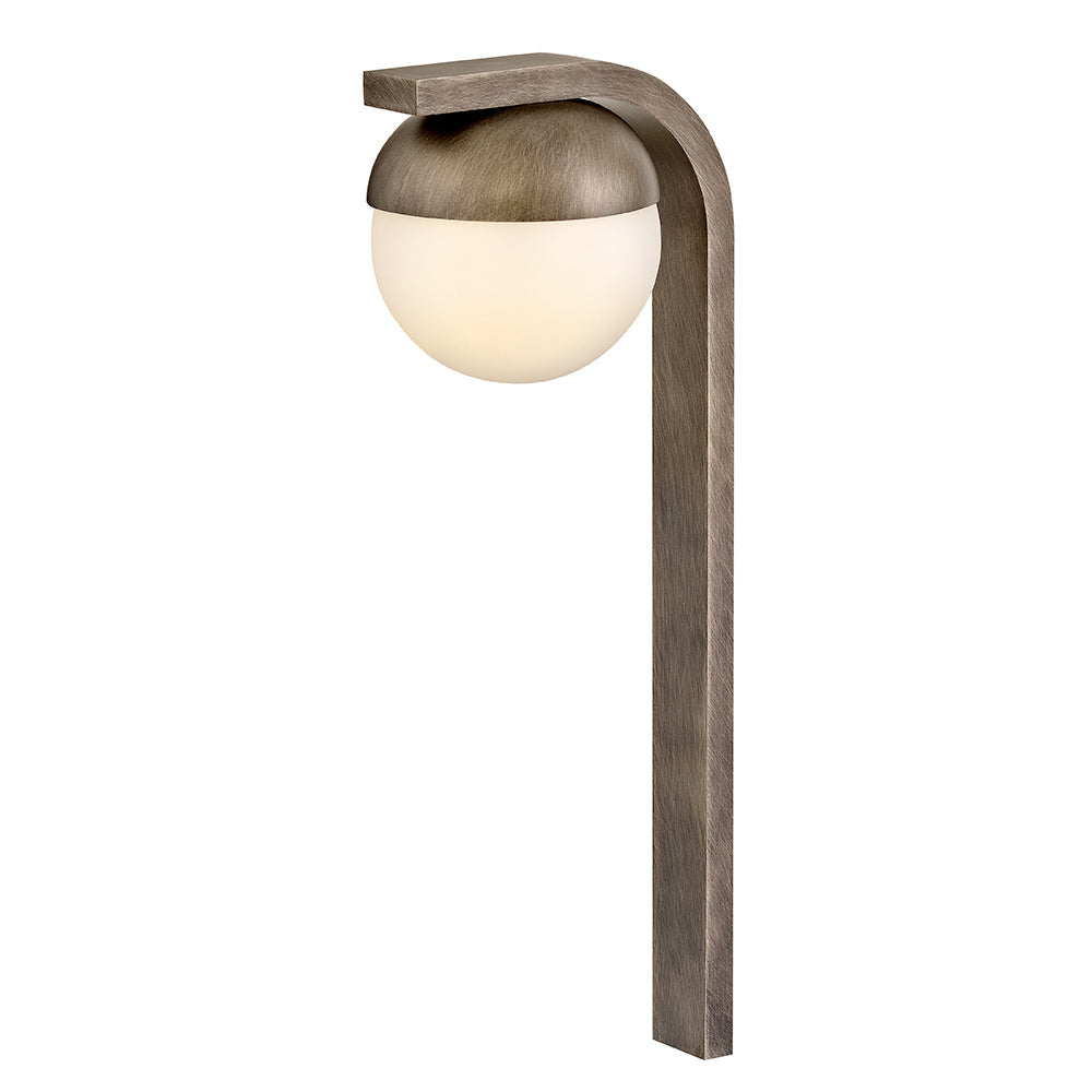 Realm 12V LED Path Light In Light Bronze Finish