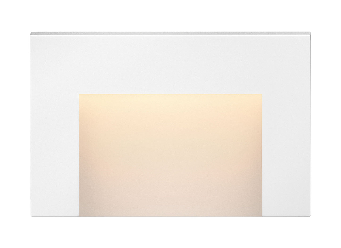 Taper Deck Sconce Horizontal In White Finish